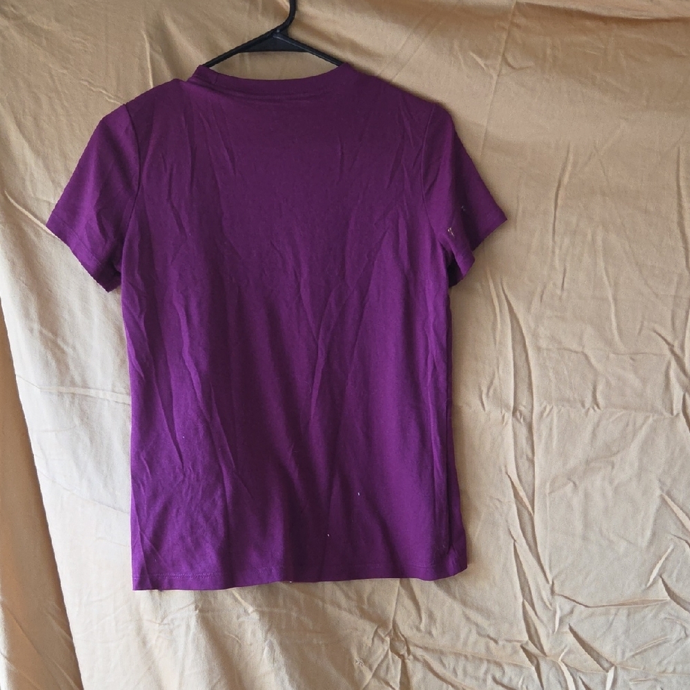 Nike Women's Short Sleeve Tee in Purple - Picture 4 of 4